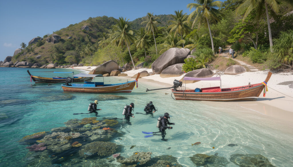 découvrez les meilleures activités et sites à visiter à koh tao, une île paradisiaque en thaïlande, idéale pour la plongée, les plages magnifiques et l'aventure.