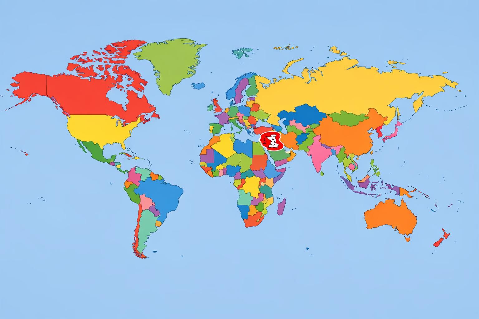 Où se trouve la Belgique sur la carte du monde — free download