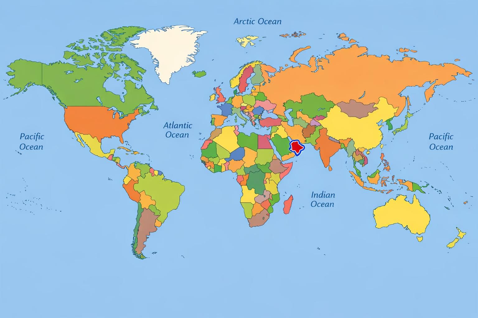 Où se trouve l’Irlande sur la carte du monde — free download