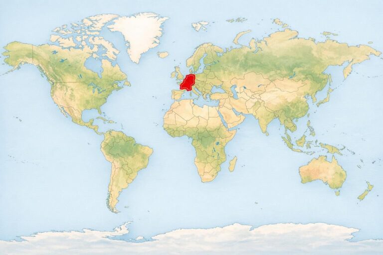 découvrez l'emplacement exact des pays-bas sur la carte du monde et explorez leur situation géographique en europe.